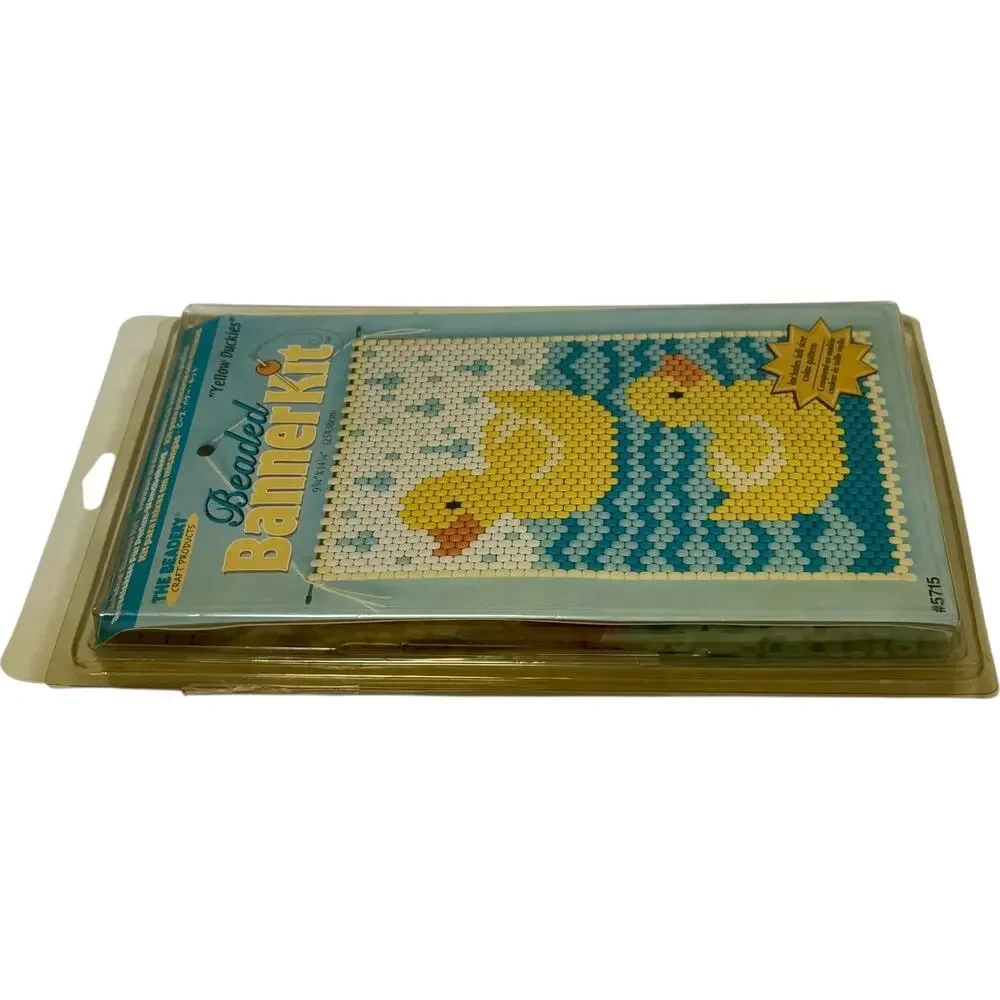 The Beadery Beaded Banner Kit Yellow Duckies 5715 9.75x14.75